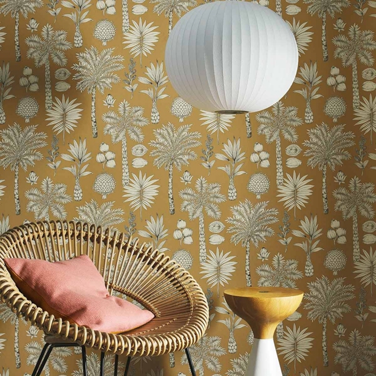 How to Pair Brown Wallpaper with Other Colors in your Home插图