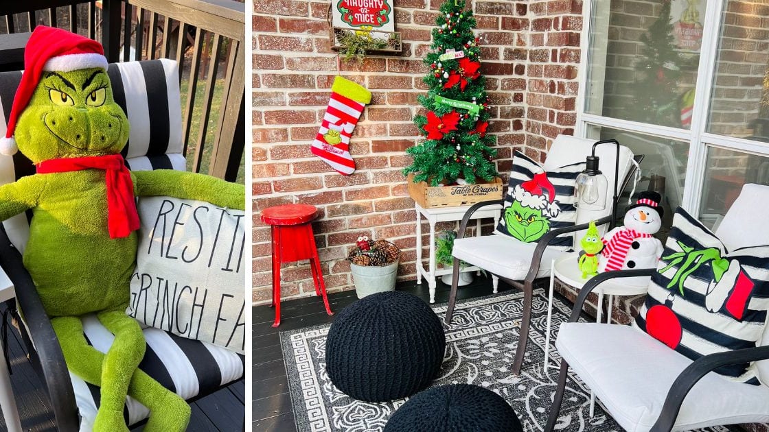 Funny Grinch table decoration插图