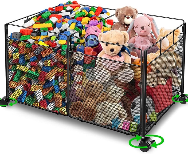 Toy Organizer for Edifice Blocks: Retention Twist Toy Organized插图