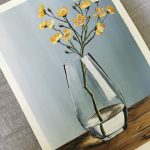 how to paint a glass vase