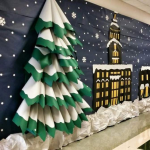 classrooms decorated for christmas