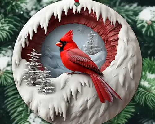 cardinal christmas decorations