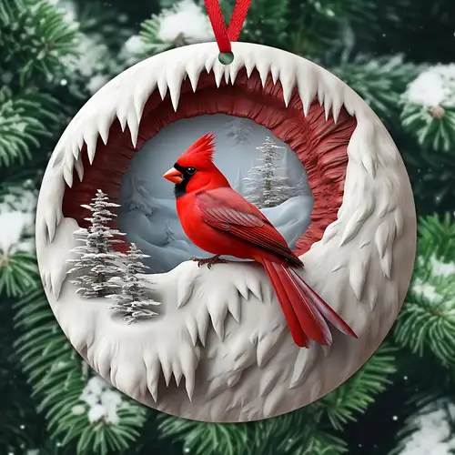 cardinal christmas decorations