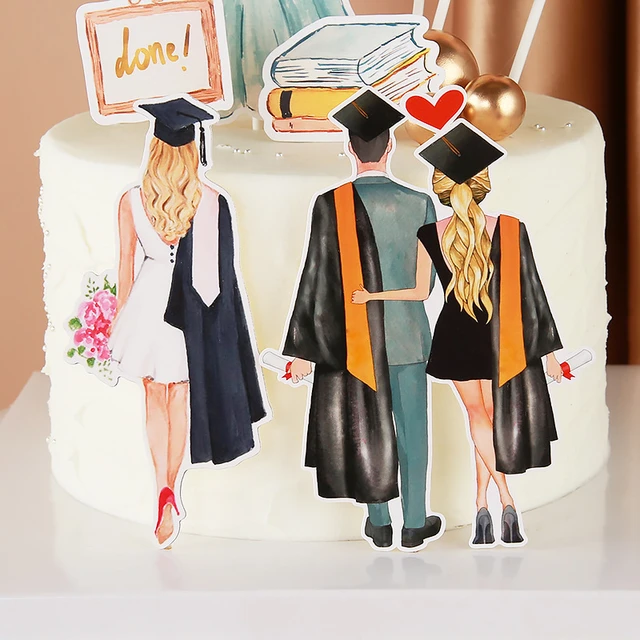 The Perfect Touch: Graduation Cake Toppers for Every Grad插图