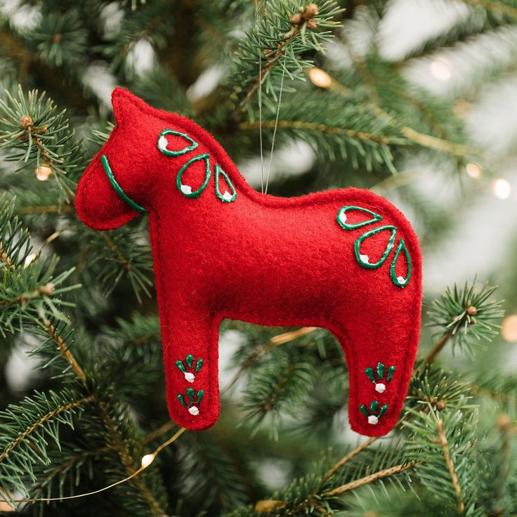 horse christmas decorations