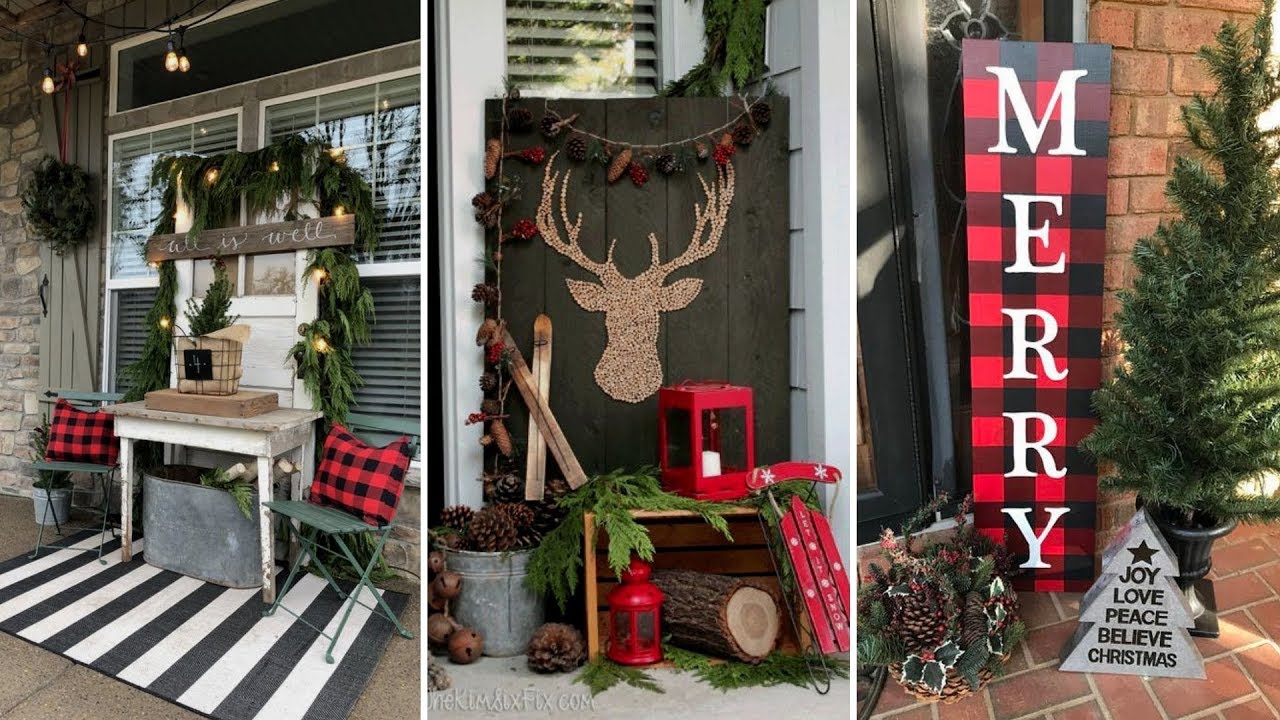 Deck the Halls: Rustic Charm for Your Christmas Porch插图3