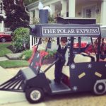 decorating a golf cart for christmas