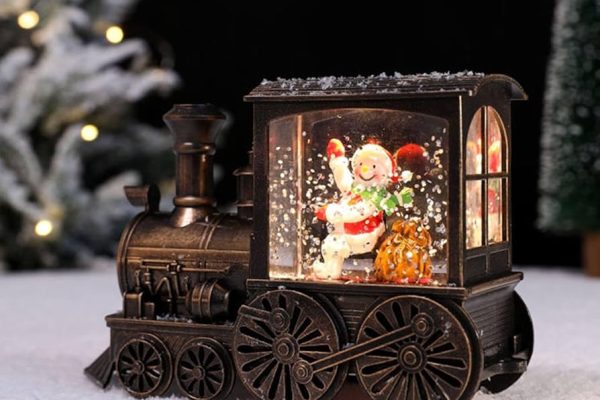 christmas decor train