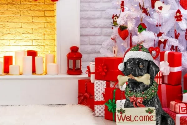 black labrador christmas decorations