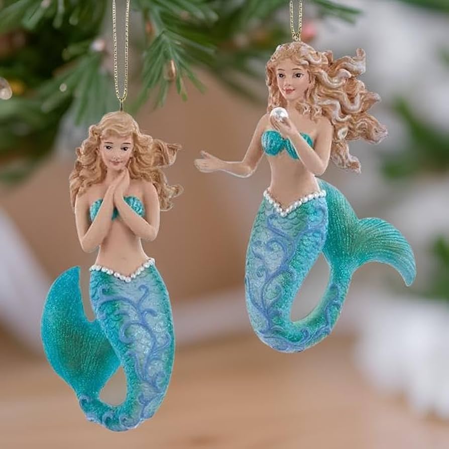 mermaid christmas decorations