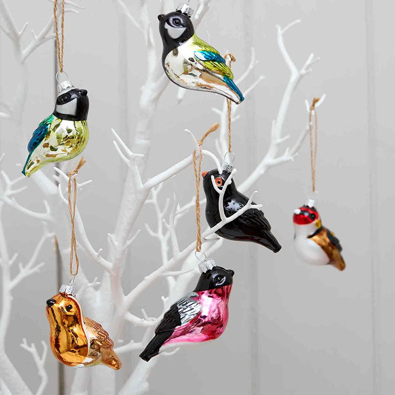 christmas bird decorations