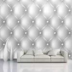 silver wallpaper decor