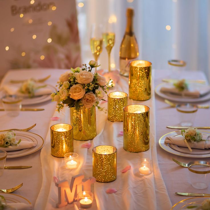 elegant gold and white wedding ideas